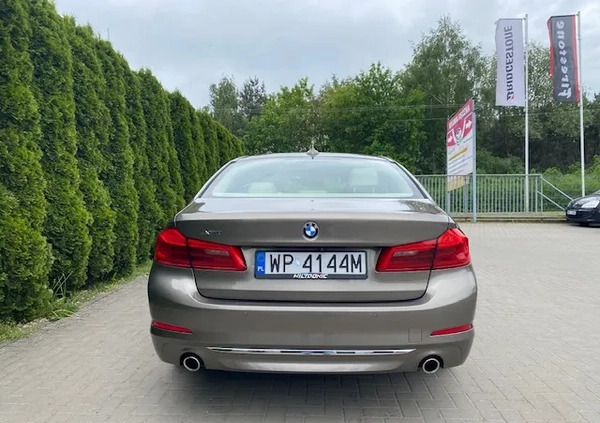BMW Seria 5 cena 139900 przebieg: 129000, rok produkcji 2018 z Płock małe 232